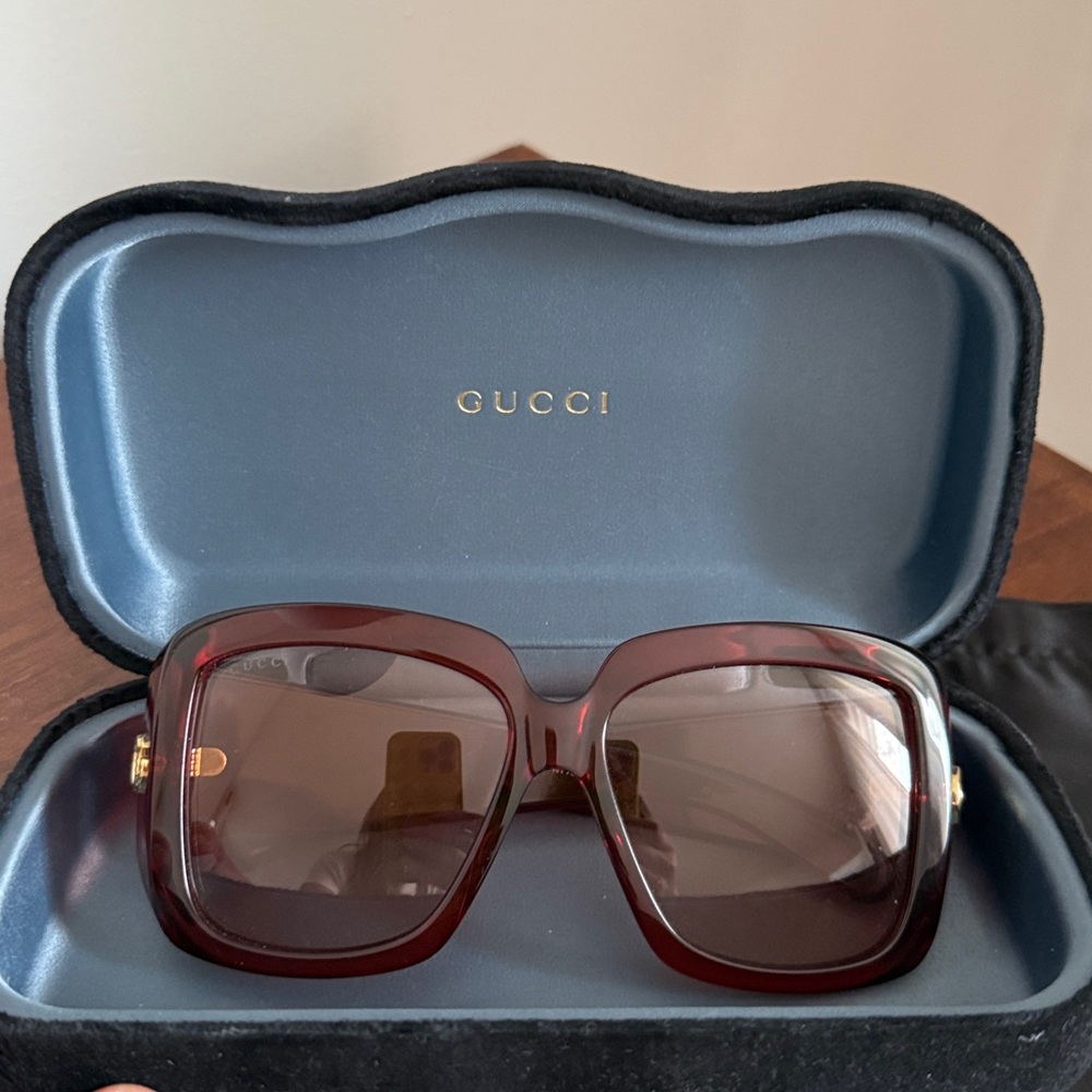 Gucci Gg Corner Rectangular Sunglasses - image 5